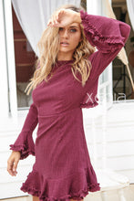 Load image into Gallery viewer, The London Dress (Plum)
