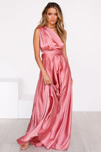 Load image into Gallery viewer, The Perfect Date Satin Maxi Dress (Rose)

