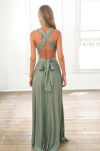 Load image into Gallery viewer, The Perfect Date Multiway Maxi Dress (Khaki)
