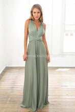 Load image into Gallery viewer, The Perfect Date Multiway Maxi Dress (Khaki)
