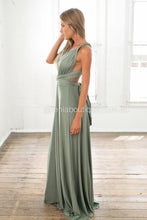 Load image into Gallery viewer, The Perfect Date Multiway Maxi Dress (Khaki)
