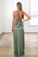 Load image into Gallery viewer, The Perfect Date Multiway Maxi Dress (Khaki)

