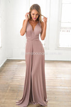 Load image into Gallery viewer, The Perfect Date Multiway Maxi Dress (Mocha)
