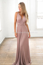 Load image into Gallery viewer, The Perfect Date Multiway Maxi Dress (Mocha)
