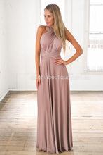 Load image into Gallery viewer, The Perfect Date Multiway Maxi Dress (Mocha)
