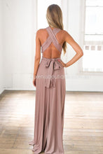 Load image into Gallery viewer, The Perfect Date Multiway Maxi Dress (Mocha)
