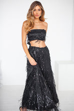 Load image into Gallery viewer, The Perfect Date Sequin Maxi Dress (Black)
