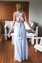 Load image into Gallery viewer, The Perfect Date 2.0 Multiway Maxi Dress (Blue)
