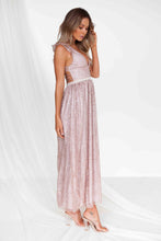 Load image into Gallery viewer, Wealth of Glitter Maxi Dress (Rose Gold)
