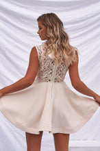 Load image into Gallery viewer, Wilde Willow Lace Dress (Beige)
