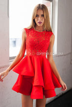 Load image into Gallery viewer, Wilde Willow Lace Dress (Red)
